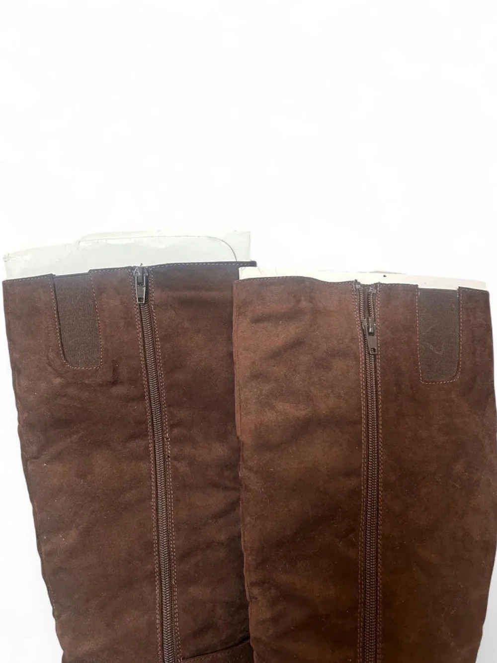 Pesaro Brown Suede Over-the-Knee Boots
